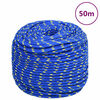 vidaXL Brodski konop plavi 6 mm 50 m od polipropilena
