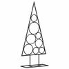 vidaXL Metalno ukrasno božićno drvce crno 60 cm