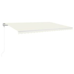 vidaXL Tenda na automatsko uvlačenje 500 x 350 cm krem