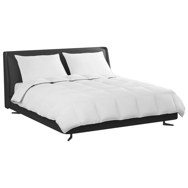 vidaXL Zimska pokrivača s jastukom 3 pcs Bijelo Perje