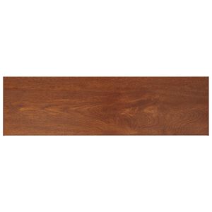 vidaXL Prozorska klupčica Smeđe drvo 120 x 45 x 4,5 cm PVC