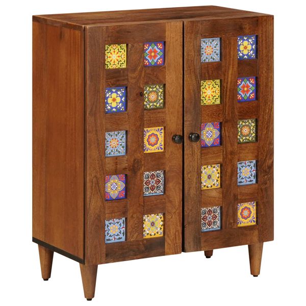 vidaXL Kreveta Orah 60 x 33 x 75 cm Čvrsto drvo manga