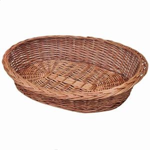 Ko&scaron;ara za psa / krevet za ljubimce od vrbe prirodna boja 90 cm