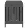 vidaXL Vrtna kutija za pohranu siva 108x42,5x54 cm od masivne borovine