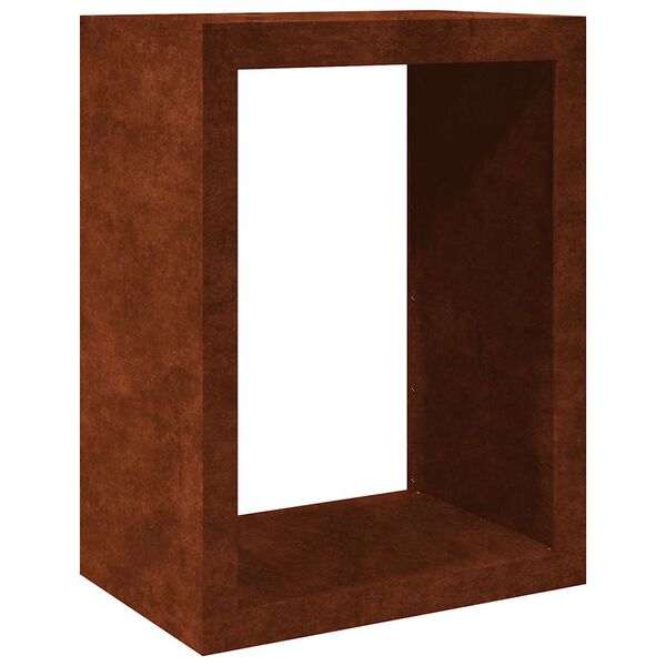 vidaXL Stalak za drva za ogrjev 60 x 40 x 80 cm Pohabani čelik