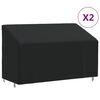 vidaXL Navlake za klupu s 3 sjedala 2 kom 165x70x65/94 cm 420D Oxford