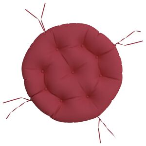 vidaXL Okrugli jastuk crvena boja vina &Oslash; 60 x 11 cm od tkanine Oxford