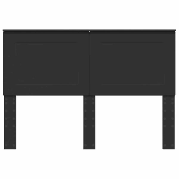 vidaXL Uzglavlje Crni hrast 160 cm Konstruirano drvo