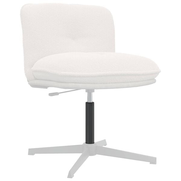 vidaXL Plinski cilindar za uredsku stolicu Crna 18,5 cm Željezo