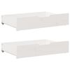 vidaXL Ladice ispod kreveta 2 kom bijele 80x55x17 cm od borovine
