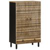 vidaXL Visoka ploča 60x33,5x100 cm Puno grubo drvo Mango
