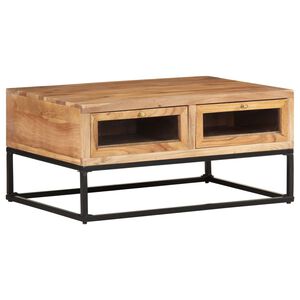 vidaXL Stolić za kavu 90 x 60 x 40 cm cm od masivnog bagremovog drva