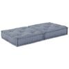vidaXL Modularna sofa Siva 70 x 70 x 36 cm Tkanina