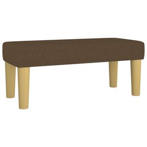 vidaXL Klupa tamnosmeđa 70 x 30 x 30 cm od tkanine