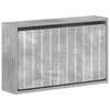 vidaXL Ormar za cipele na zidu ZWOLLE 71 x 17 x 43 cm Betonska siva