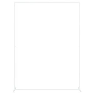 vidaXL Vjenčani luk Bijelo 150 x 49,5 x 200 cm Čelik