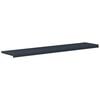 vidaXL Prozorska klupčica Antracit s drvenim uzorkom 120 x 35 x 4,5 cm