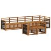 vidaXL Set vanjskih sofa 7 kom.