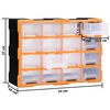 vidaXL Organizator sa 16 srednjih ladica 52 x 16 x 37 cm
