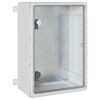 vidaXL Upravljački ormar Siva 42 x 19,5 x 50 cm ABS plastika