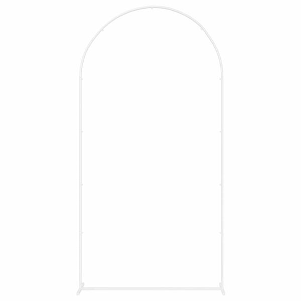 vidaXL Vjenčani luk Bijelo 100 x 39 x 200 cm Čelik