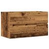 vidaXL Kupaonski viseći ormarić boja starog drva 80x38,5x45 cm drveni