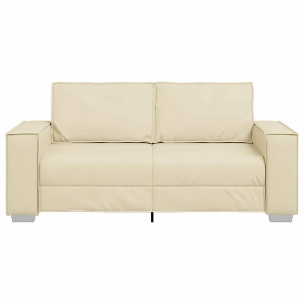 vidaXL Sofa Krema 180 x 78 x 84 cm tkanina