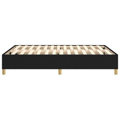 vidaXL Okvir za krevet crni 140 x 190 cm od tkanine