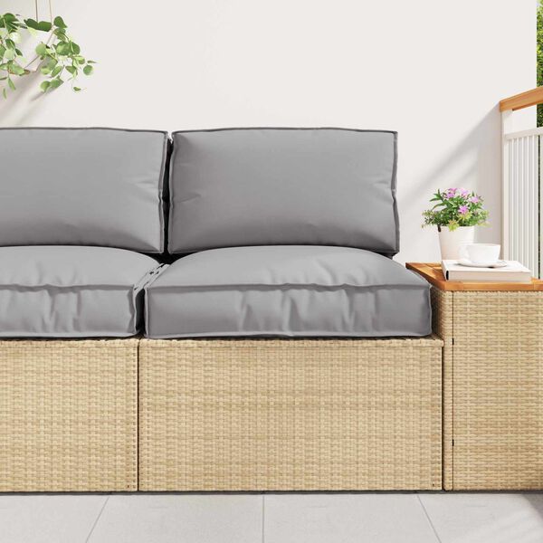 vidaXL Set jastučića za palete 2 pcs Siva Oxford tkanina