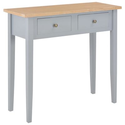 280054 vidaXL Dressing Console Table Grey 79x30x74 cm Wood