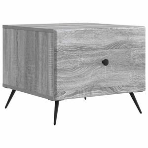 vidaXL Kava Stol Siva sonoma 49 x 50 x 40 cm Konstruirano drvo