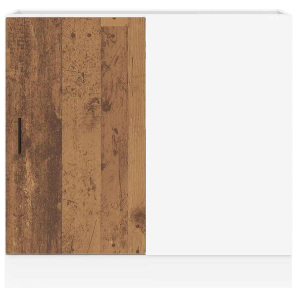 vidaXL Podni ormarić za umivaonik "Lyon" Staro drvo Inženirsko drvo