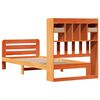vidaXL Krevet s regalom za knjige bez madraca 75 x 190 cm od borovine