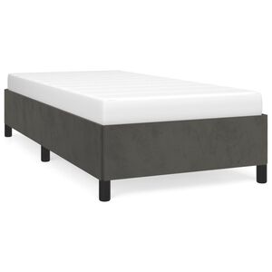 vidaXL Okvir za krevet bez madraca tamnosivi 90x190 cm bar&scaron;unasti