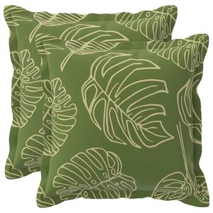 vidaXL Presvlaka za jastuk 2 kom. HOUTEN Dizajn lista 30 x 30 cm