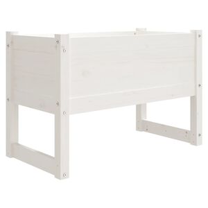 vidaXL Sadilica bijela 78 x 40 x 52 cm od masivne borovine