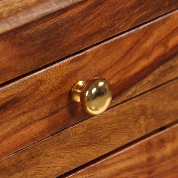 vidaXL Pisaći stol s postoljem od masivnog drva akacije 140x50x76 cm