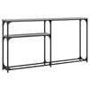 vidaXL Konzolni stol siva boja hrasta 145x22,5x75 cm konstruirano drvo