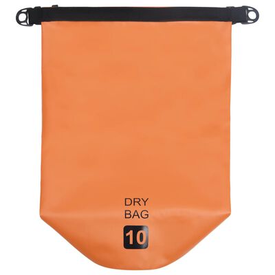 vidaXL Suha torba narančasta 10 L PVC