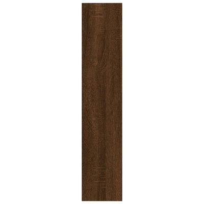 vidaXL Zidna polica boja smeđeg hrasta 90x16x78 cm konstruirano drvo