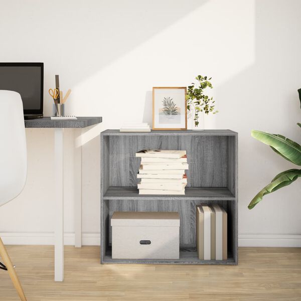 vidaXL Regal za knjige boja hrasta 80x30x77 cm konstruirano drvo