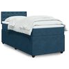 vidaXL Box spring krevet s madracem plavi 80 x 200 cm bar&scaron;unasti