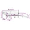 vidaXL Dnevni krevet na razvlačenje 90 x 200 cm od masivne borovine