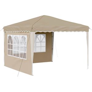 vidaXL Rastezljivi &scaron;ator za zabave 288 x 288 x 245 cm Krem