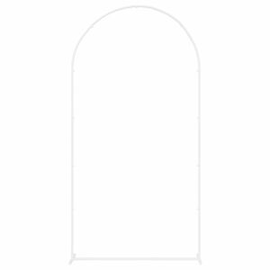vidaXL Vjenčani luk Bijela 100 x 39 x 200 cm Čelik