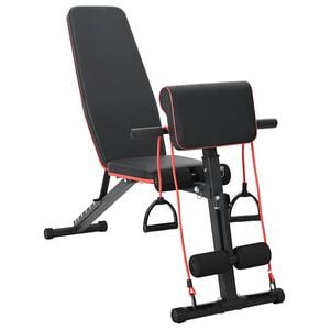 vidaXL Klupa za težine Crna 131 x 41 x 100 cm Čelik s prahom premazan