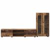 vidaXL Set TV komoda s ladicama FLORIN Staro drvo Konstruirano drvo