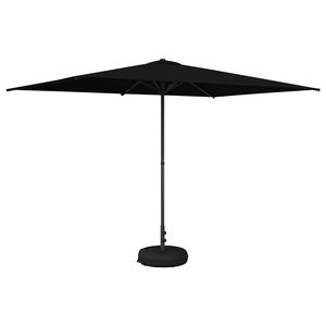 vidaXL Vrtni Parasol s Podnožjem 200 x 300 cm Poliester Pravokutni