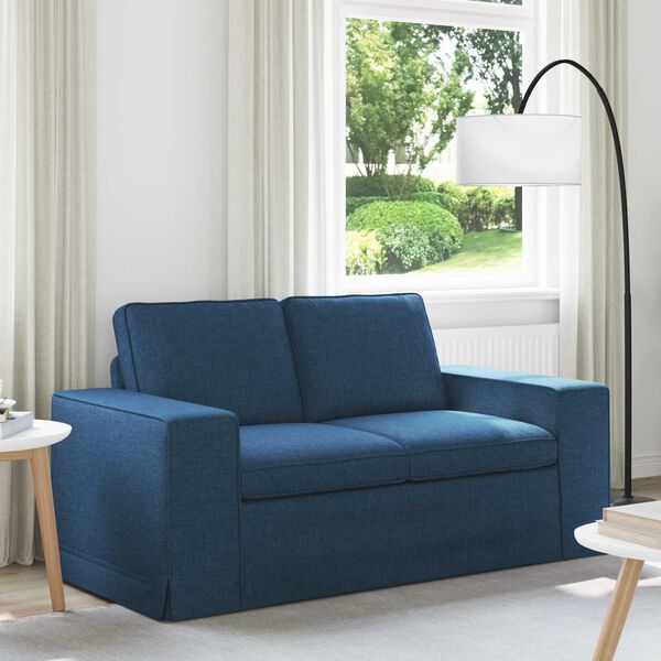 vidaXL Sofa Plava 162 x 80 x 82 cm tkanina