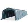vidaXL Uklonjivi &scaron;ator za stoku PVC 550 g/m&sup2; 3,3 x 16 m tamnozeleni
